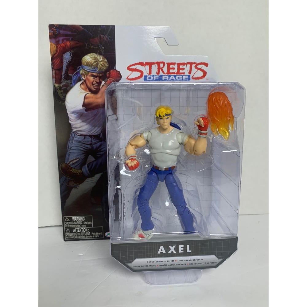 JAKKS Pacific SEGA Streets of Rage‎ Axel Stone 4" Action Figure - New In Box